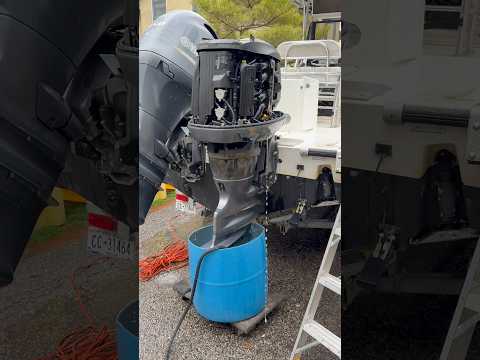 FINISHED YAMAHA F150 EXHAUST REBUILD !!!! #yamaha #outboard #boating #boat