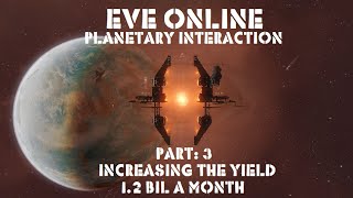 Eve Online Planetary Interaction Pt:3 Increasing the Yield. 1.2 BIL a Month and Counting