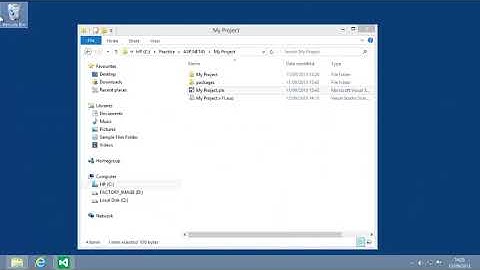 ASP.NET 4.5 Essential Skills Lesson 1-8: Add and remove files from a project