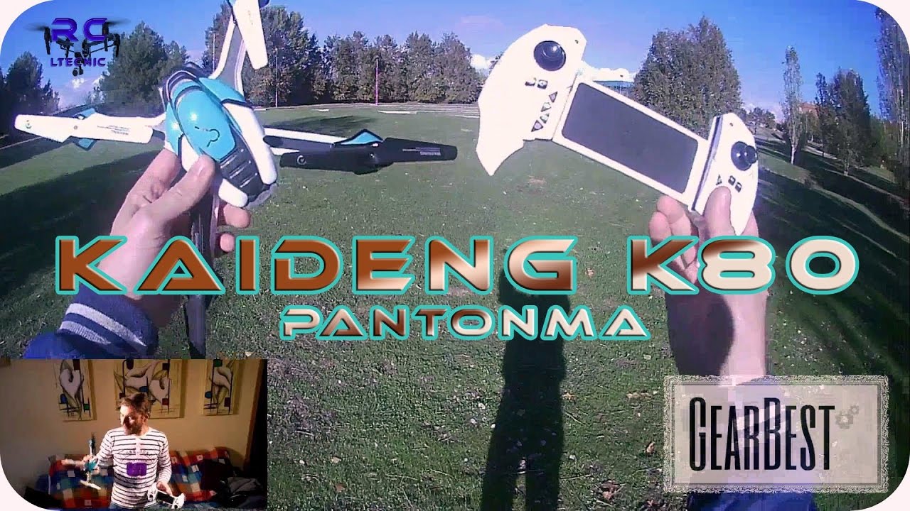 dronesense Drones, Kaideng K80 PANTONMA GEARBEST In Spanish