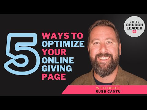 5 Ways to Optimize Your Online Giving Page