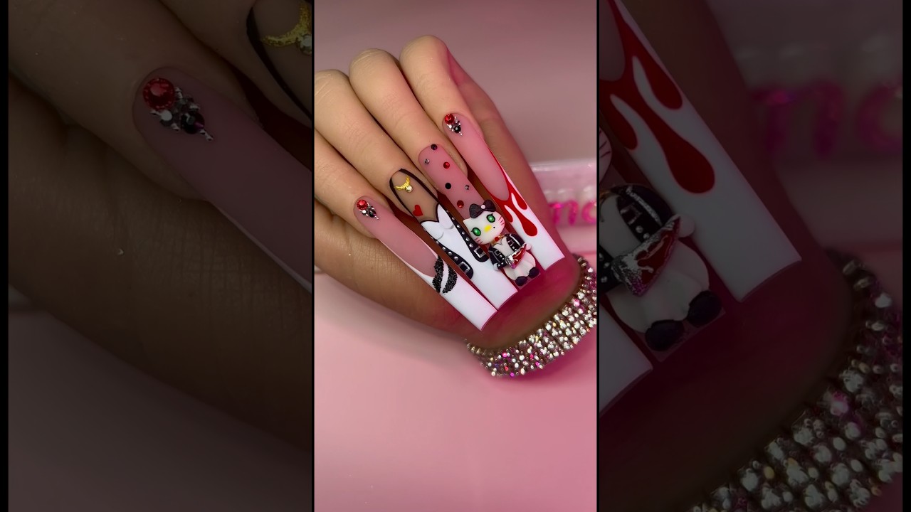 Halloween Nails 🖤 Ft. Tiffany 🩸 