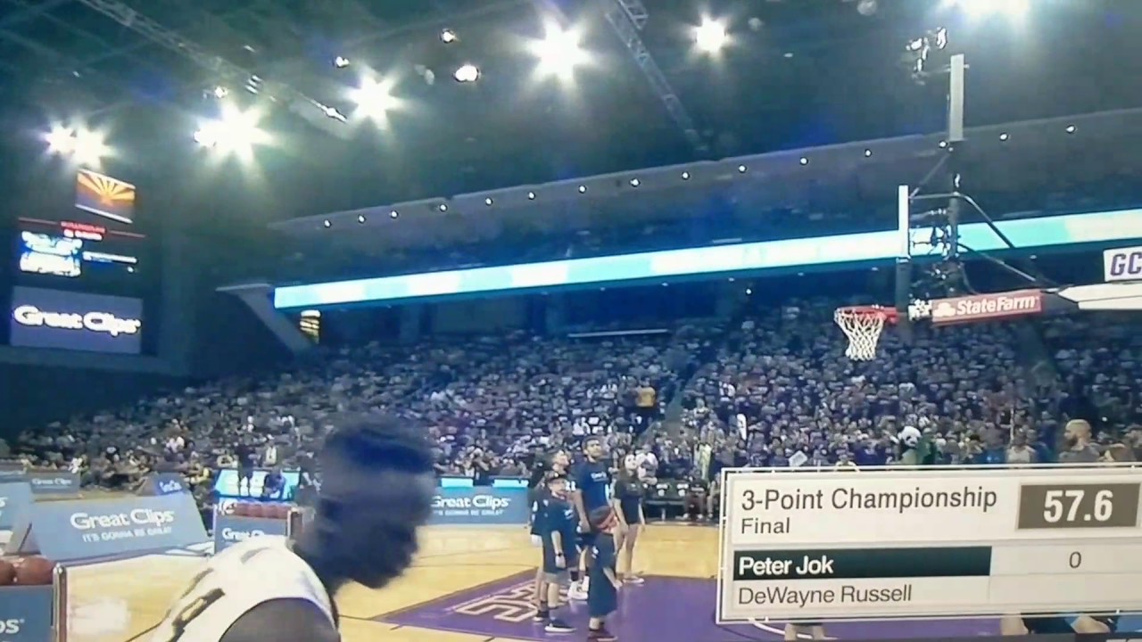 Peter Jok in the College 3-Point Championship Finals 