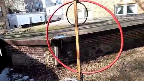Recycled Hula Hoop Loop Antenna Update Video :)