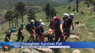 Paraglider Crashes From 50-100 Feet In Northwest Boulder County