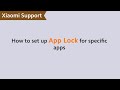 How to Set Up App Lock for Specific Apps | #XiaomiSupport