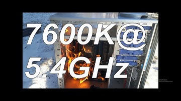 i5 7600K overclock @ 5.4 GHZ + Asrock Z170m OC formula