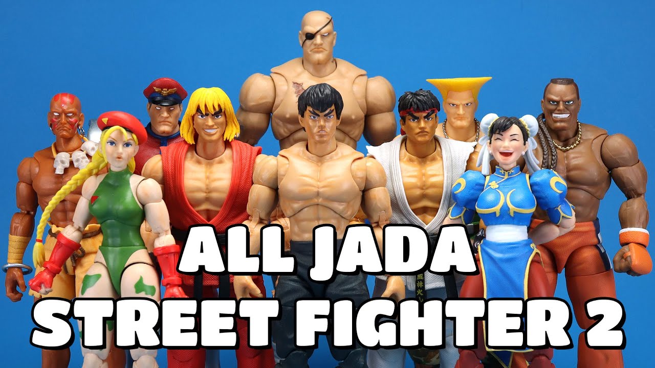 All Jada Street Fighter 2 Figures Checklist | 2023-2025 - YouTube