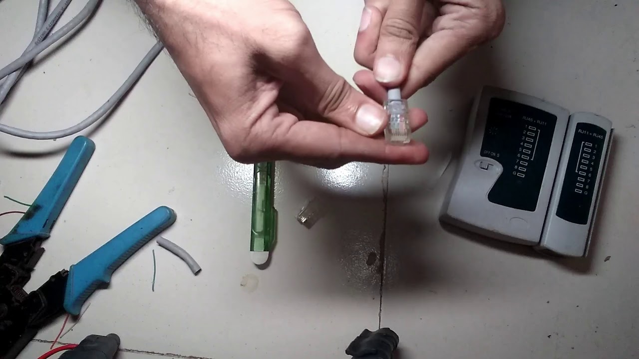 learn how to make patch cord. Router Lan cable ( patch cord ) banana ...