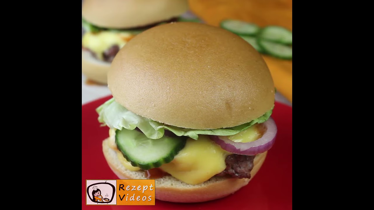 Amerikanischer Cheeseburger - Rezept Videos - YouTube