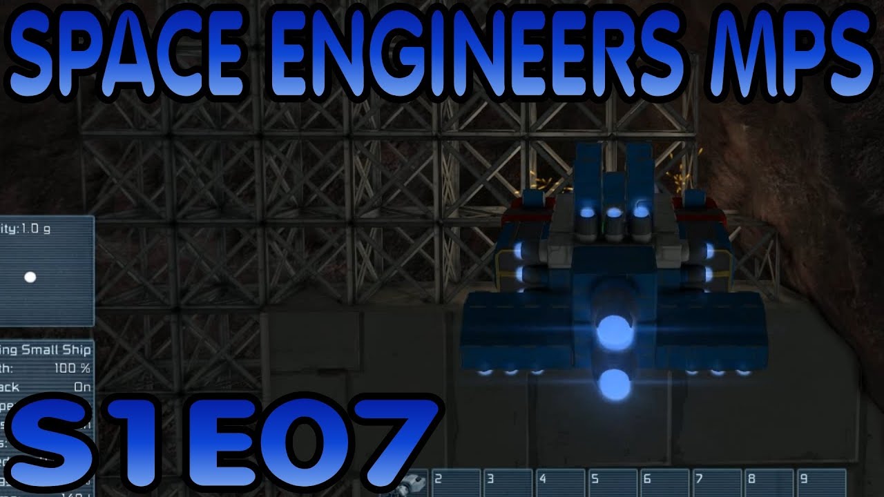 Space Engineers MPS Let's Play (S-1) -E07- Begining The Space Station ...