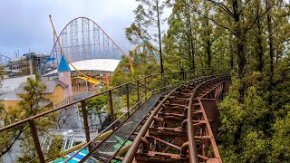 'Jet Coaster' Roller Coaster Front Seat POV Nagashima Spaland Japan ジェットコースター / ナガシマスパーランド