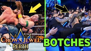 Crown Jewel 2025 : 4 Botches Probably You Missed 😱