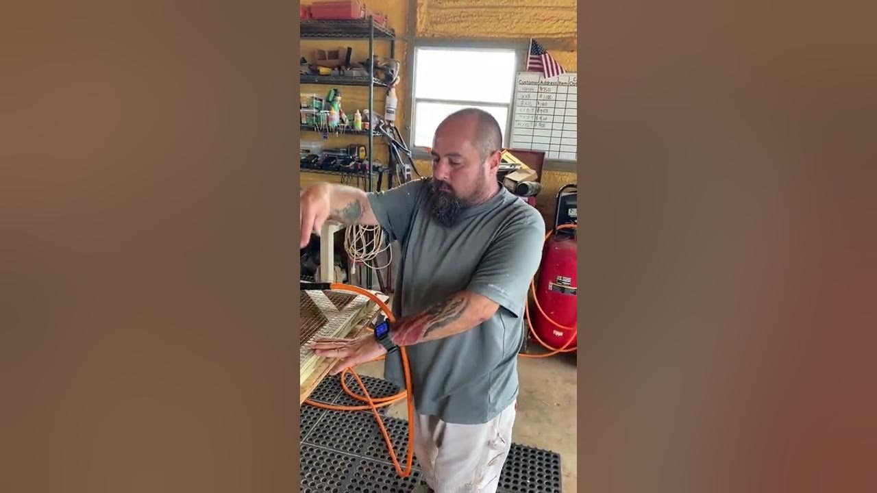 Using a Pneumatic stapler to secure hardware cloth YouTube