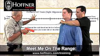 PISTOL TRAINING with BRIAN HOFFNER #8, Sights & Trigger Scale SAT, How it Works