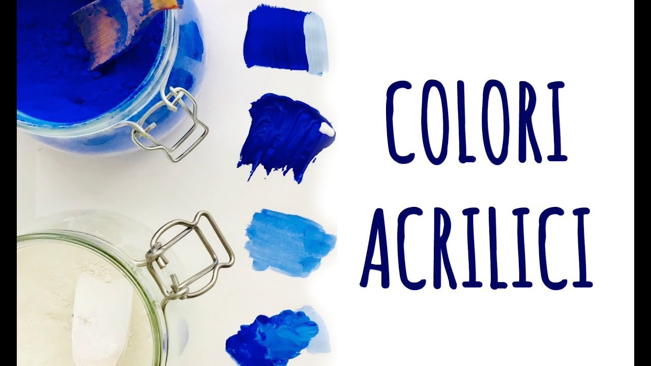 Differenza tra colori ad olio e acrilici - I Colori del Caribe