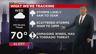 Chicago Weather Alert: Storms likely 4 a.m. to 10 a.m.