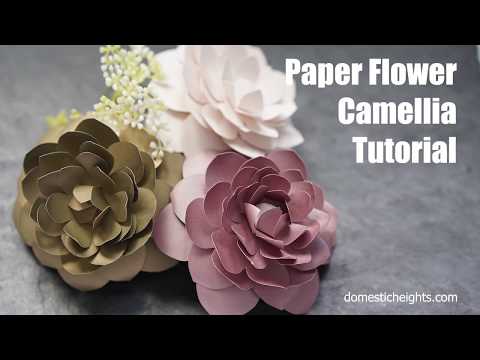 Paper Flower Camellia Tutorial 