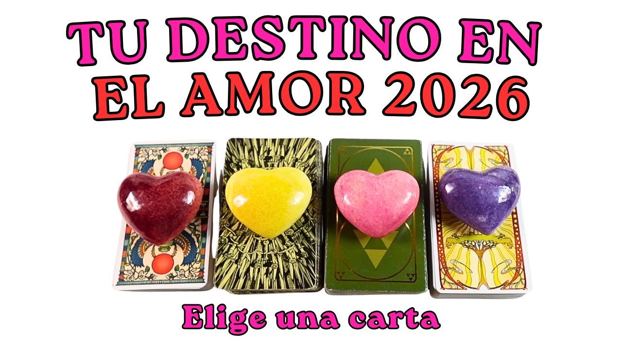 ⚠️❤️Tu destino en EL AMOR 2026 ❤️ ✨ TAROT interactivo 💖 ELIGE UNA CARTA ⚡️