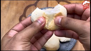 : p~aozinho de queijo com apenas 3 ingredientes