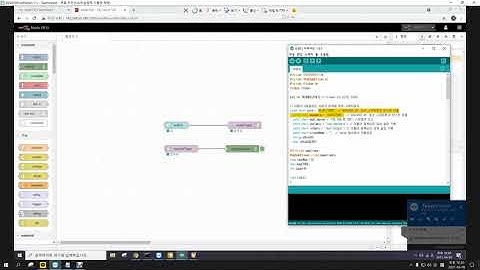 mqtt서버,rode-red,Arduino 를 이용한  led제어