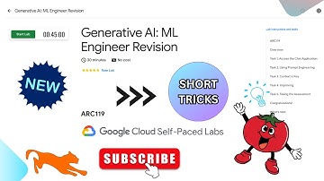 Generative AI: ML Engineer Revision | [NEW!]  #ARC119 |#swags #googlecloud #qwiklabsarcade2024