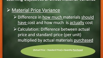 Standard Costing Part 2 of 3