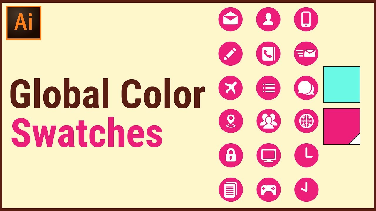 How to use Global Color in Adobe Illustrator | Illustrator Tutorial | Illustrator Tutorial in Tamil tutorialspoint