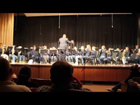 Hiawatha Middle School Concert  Rites of Tamburo -- by Rober W. Smith