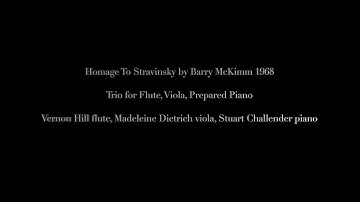 Homage To Stravinsky by Barry McKimm 1968