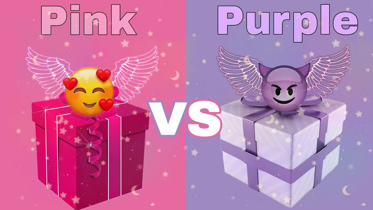 PINK  VS PURPLE 💖 🎁Choose your gift🎁 🎁Elige tu regalo🎁 #02🌸 | girls style