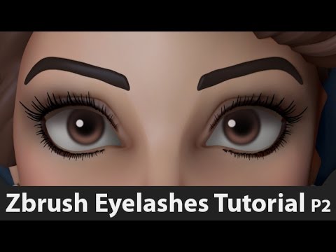 Zbrush Eyelashes Tutorial | how to sculpt eyelashes in zbrush method 2 tutorial Zbrush Eyelashes Tutorial | how to sculpt eyelashes in zbrush method 2 tutorial