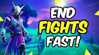 How To End Fights Faster Fortnite!