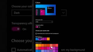 ازاي تغير ثيم الويندوز للغامق ( dark windows ) #shorts