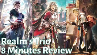 The Realm's Trio - Yukes, Sarisa, and Aedelgard 8 Minutes Review | Octopath Traveler: CotC