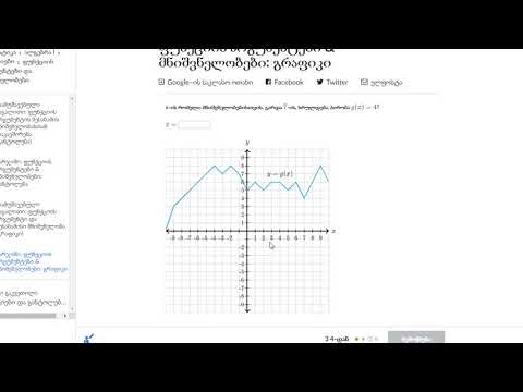 დამუშავებული მაგალითი: ორი არგუმენტი ერთსა და იმავე მნიშვნელობით (გრაფიკი)