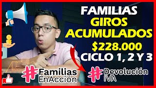 Hay Familias con giros acumulados $228.000 en Devolución IVA | Ciclo 1, 2 y 3 | Escuchen muy bien