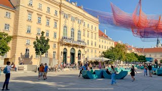 Vienna Walk On Saturday Afternoon @ Neubaugasse, Burggasse & Mq Museumsquartier | 4K Hdr