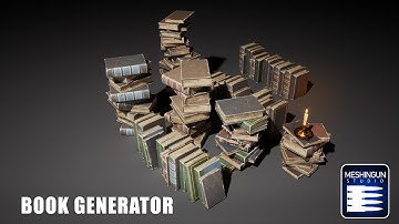Book Generator - Showcase | UE4/5 (Nanite Ready)