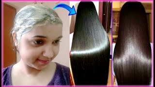 Triple Hair Growth Hair Pack for Silky/Shiny/Strong Hairs | DIY hair mask for Rough & Damaged hairs