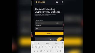 How To Trade Crypto Currency On Binance Exchange/Beginners Guide screenshot 2