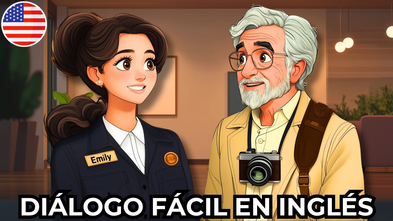 Empieza a entender inglés fácil y rápido con este diálogo 🔥 Reserva de Habitación en el Hotel