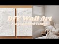 Apartment DIY | Canvas Wall Art (Using Spackle)