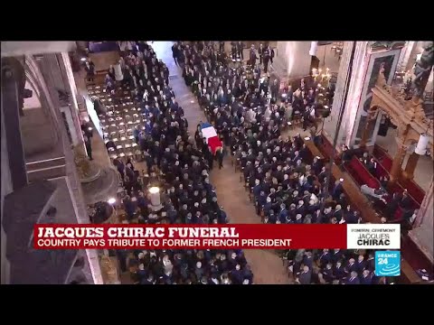 Jacques Chirac funeral: Coffin enters Saint-Sulpice church