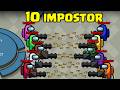 Bİ OYUNDA 10 IMPOSTOR OLURSA NE OLUR?! AMONG US MINIGUN | Eksto Ömer