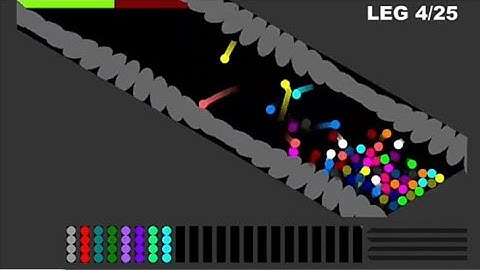 Decisive First - Team Elimination Marble Race in Algodoo