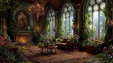 The Peace of The Medieval Mossy Castle 🌳 Enchanting Forest Music Heals Mood, Relaxation, Sleeps