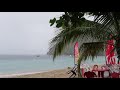 Rain at plage de lanse darlet les ansesdarlet martinique the caribbean