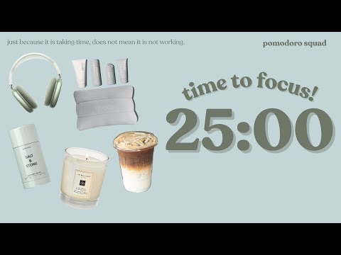 🎧 2-HOUR STUDY WITH ME 25/5 POMODORO | chill lofi jazz music for studying | focus | adhd