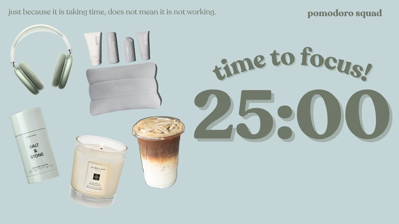 🎧 2-HOUR STUDY WITH ME 25/5 POMODORO | chill lofi jazz music for studying | focus | adhd